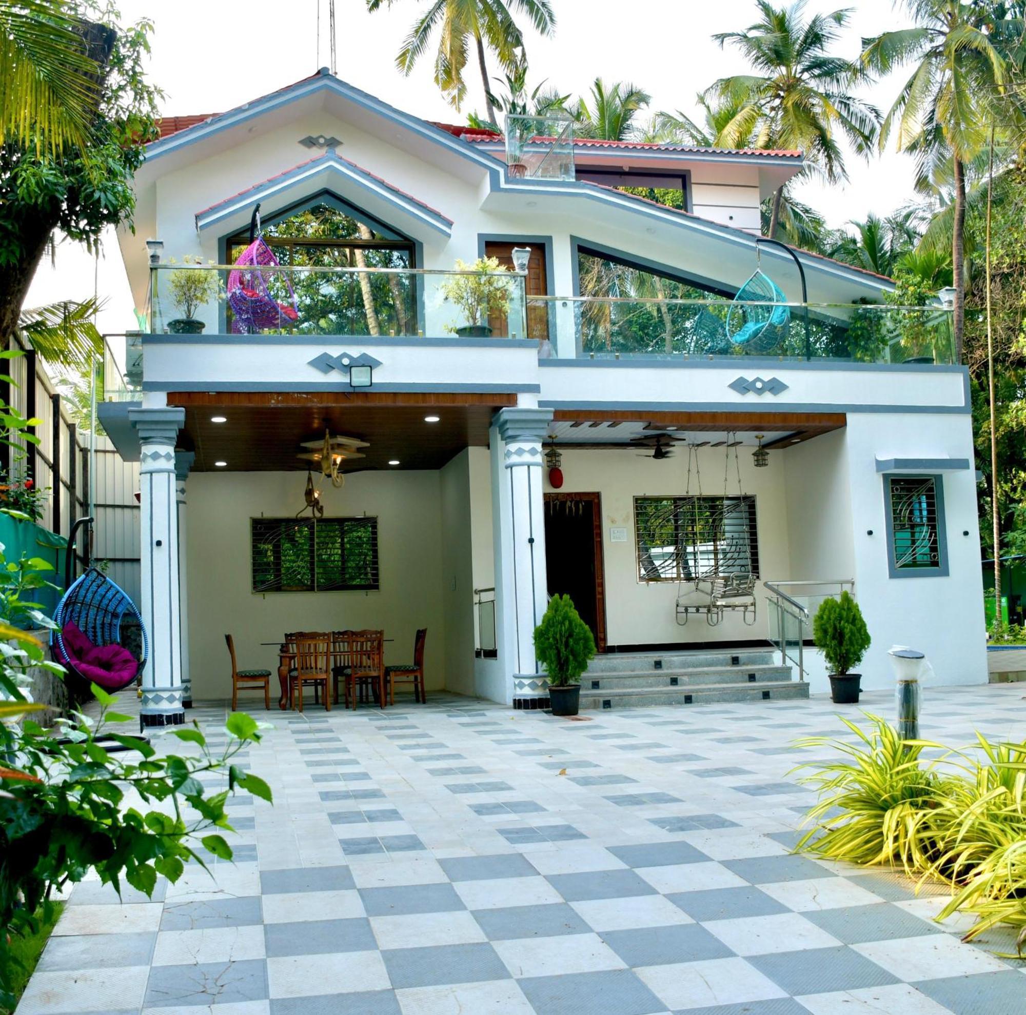 Seas The Day Luxurious 5Bhk Villa 2Min From Awas Beach With Huge Private Pool Alibag Exterior photo