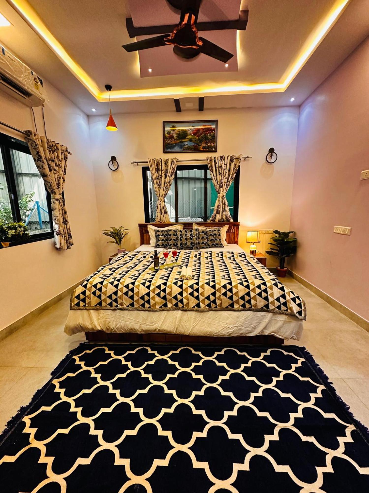 Seas The Day Luxurious 5Bhk Villa 2Min From Awas Beach With Huge Private Pool Alibag Exterior photo