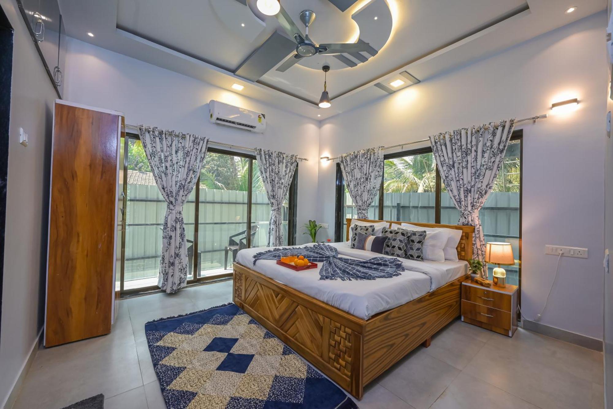 Seas The Day Luxurious 5Bhk Villa 2Min From Awas Beach With Huge Private Pool Alibag Exterior photo